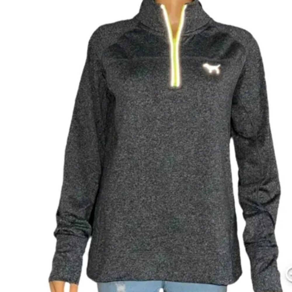 🎉  PINK VICTORIA'S SECRET REFLECTIVE PULL OVER SWEATER